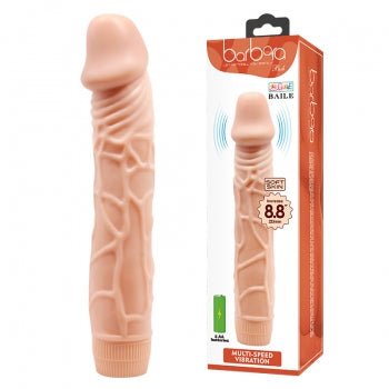 8.8 Inches - Realistic Dildo Vibrator - FRISKY BUSINESS SG