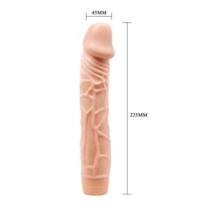 8.8 Inches - Realistic Dildo Vibrator - FRISKY BUSINESS SG