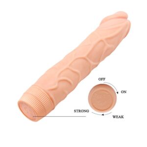 8.8 Inches - Realistic Dildo Vibrator - FRISKY BUSINESS SG