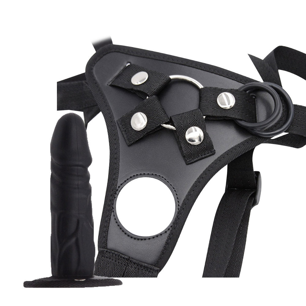 Naughty Knob Harness - Strap-On Dildo