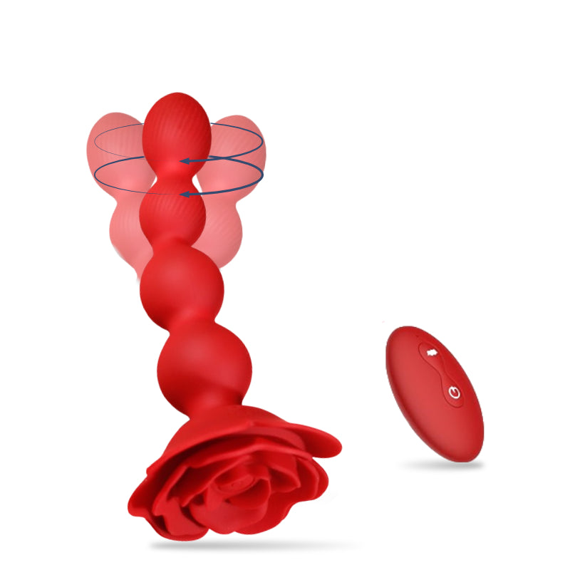 Bloom Beads Ecstasy – Rotating and Vibrating Anal Beads