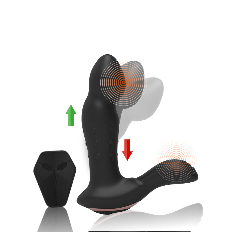 VelvetPulse ProTouch - Wiggling Prostate Vibrator with Vertically Moving Beads