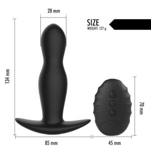 Air-Maxx Anal Vibe - Inflatable Vibrating Anal Plug - FRISKY BUSINESS SG