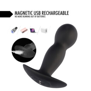 Air-Maxx Anal Vibe - Inflatable Vibrating Anal Plug - FRISKY BUSINESS SG