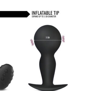 Air-Maxx Anal Vibe - Inflatable Vibrating Anal Plug - FRISKY BUSINESS SG