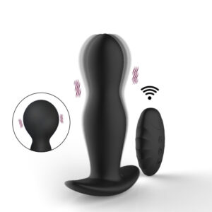 Air-Maxx Anal Vibe - Inflatable Vibrating Anal Plug - FRISKY BUSINESS SG