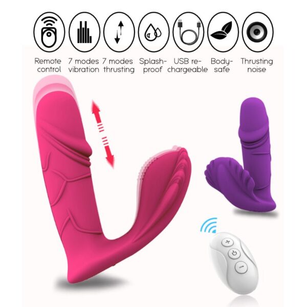 AK47 - Thrusting Wearable Vibrator - FRISKY BUSINESS SG