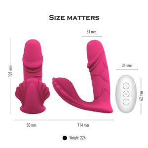 AK47 - Thrusting Wearable Vibrator - FRISKY BUSINESS SG