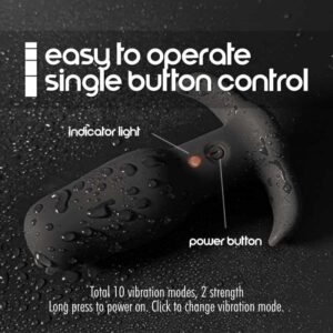 Alans - Vibrating Anal Plug - FRISKY BUSINESS SG