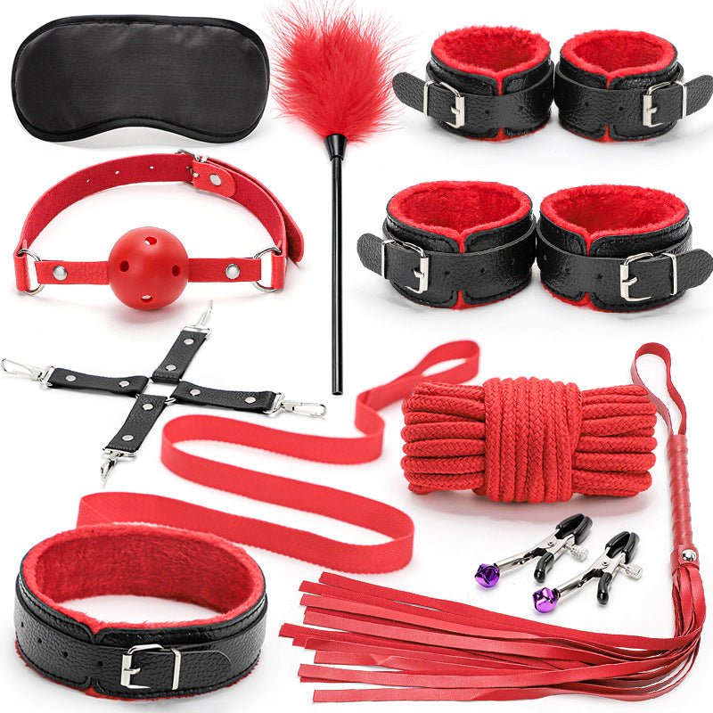bdsm-10pcs-bdsm-starter-kit-747348 BDSM - 10pcs BDSM Starter Kit - FRISKY BUSINESS SG
