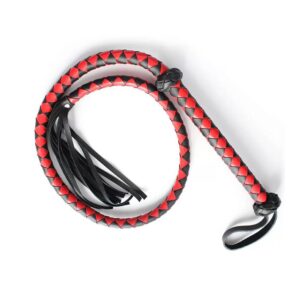 BDSM - 1.4 m Long Novelty PU Leather Whip - FRISKY BUSINESS SG