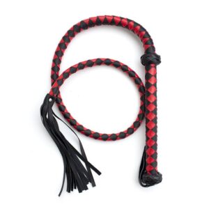 BDSM - 1.4 m Long Novelty PU Leather Whip - FRISKY BUSINESS SG