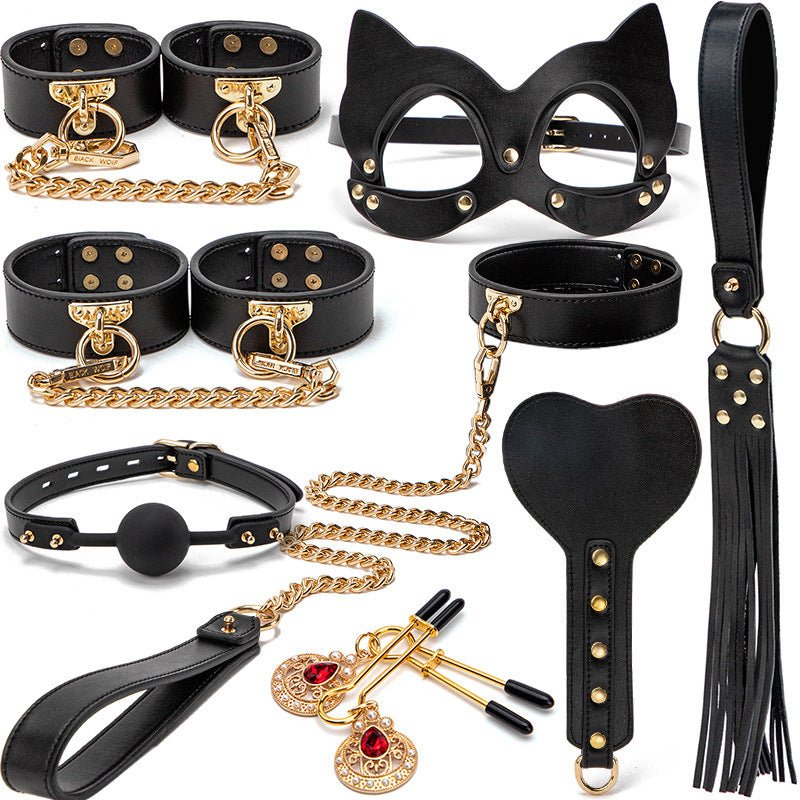bdsm-8-piece-leather-bdsm-set-447649 BDSM - 8 Piece Leather BDSM Set - FRISKY BUSINESS SG