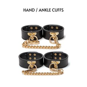 BDSM - 8 Piece Leather BDSM Set - FRISKY BUSINESS SG