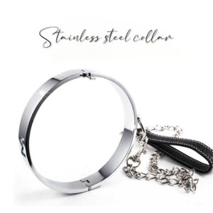 BDSM - Alloy Collar & Leash - FRISKY BUSINESS SG