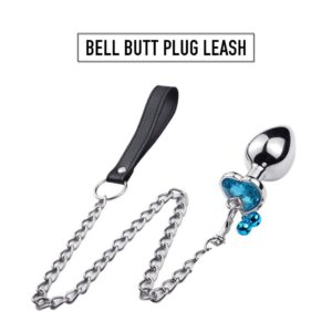 BDSM - Bell Butt Plug Leash - FRISKY BUSINESS SG