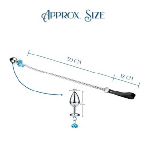 BDSM - Bell Butt Plug Leash - FRISKY BUSINESS SG