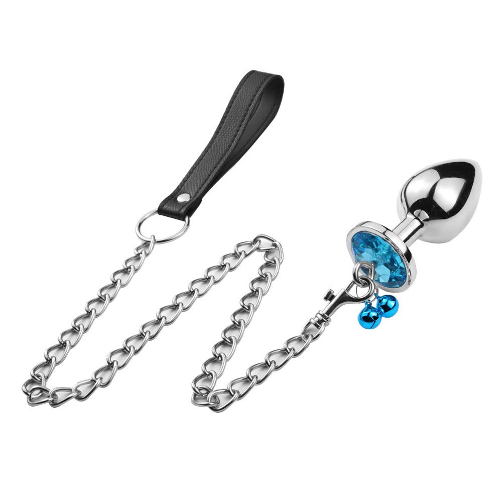 bdsm-bell-butt-plug-leash-681560 BDSM - Bell Butt Plug Leash - FRISKY BUSINESS SG