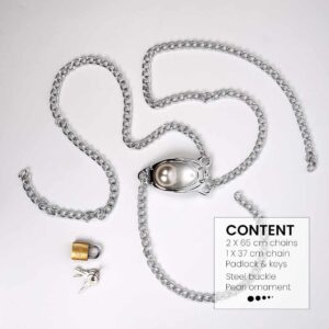 BDSM - Chastity Belt with Sliding Pearl - FRISKY BUSINESS SG