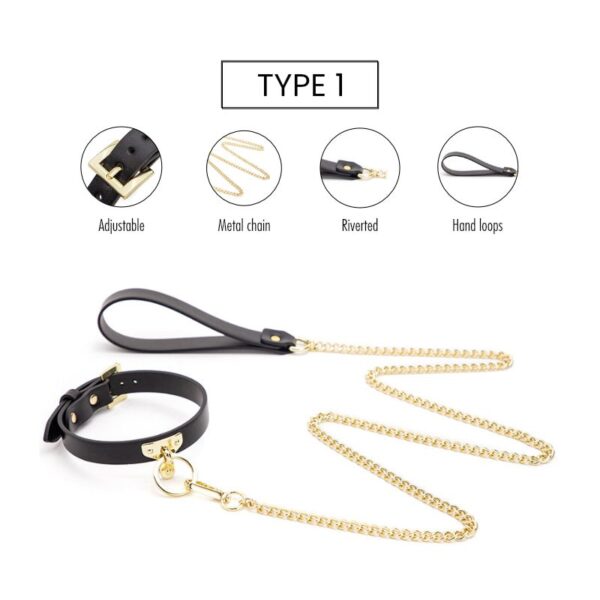 BDSM - Collar & Leash - FRISKY BUSINESS SG