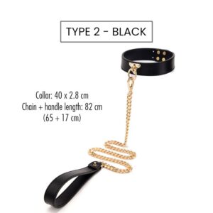 BDSM - Collar & Leash - FRISKY BUSINESS SG