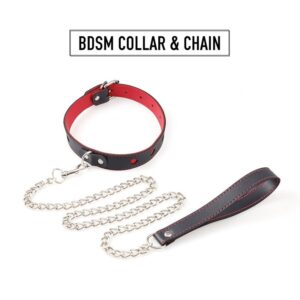 BDSM - Collar & Leash - FRISKY BUSINESS SG