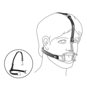 BDSM - Nose + Open Mouth Gag - FRISKY BUSINESS SG