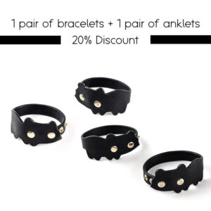 BDSM - Playful Kitten Bracelets and Anklets - FRISKY BUSINESS SG