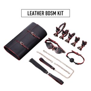 BDSM - Premium 12-piece Butterfly Set (Inclusive of Leather Storage Bag) - FRISKY BUSINESS SG
