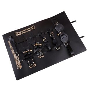 BDSM - Premium 12-piece Butterfly Set (Inclusive of Leather Storage Bag) - FRISKY BUSINESS SG
