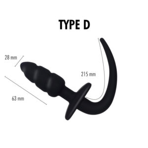 BDSM - Silicone Butt Plug Tail - FRISKY BUSINESS SG