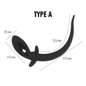 BDSM - Silicone Butt Plug Tail - FRISKY BUSINESS SG