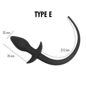 BDSM - Silicone Butt Plug Tail - FRISKY BUSINESS SG