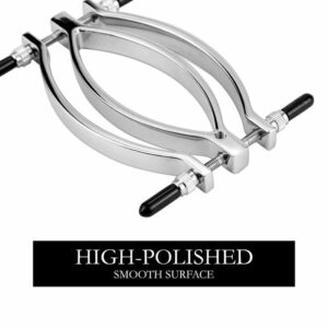BDSM - Steel Vagina Lips Clamp - FRISKY BUSINESS SG