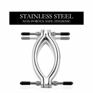 BDSM - Steel Vagina Lips Clamp - FRISKY BUSINESS SG