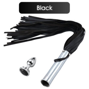 BDSM - Whip with Butt Plug - FRISKY BUSINESS SG