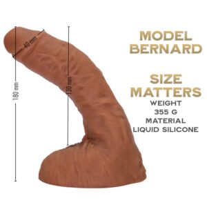 Bernard 18 cm - Captain Series Realistic Silicone Dildo - FRISKY BUSINESS SG