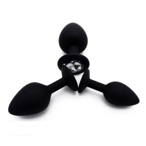 Black Silicone Butt Plug - FRISKY BUSINESS SG
