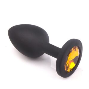 Black Silicone Butt Plug - FRISKY BUSINESS SG