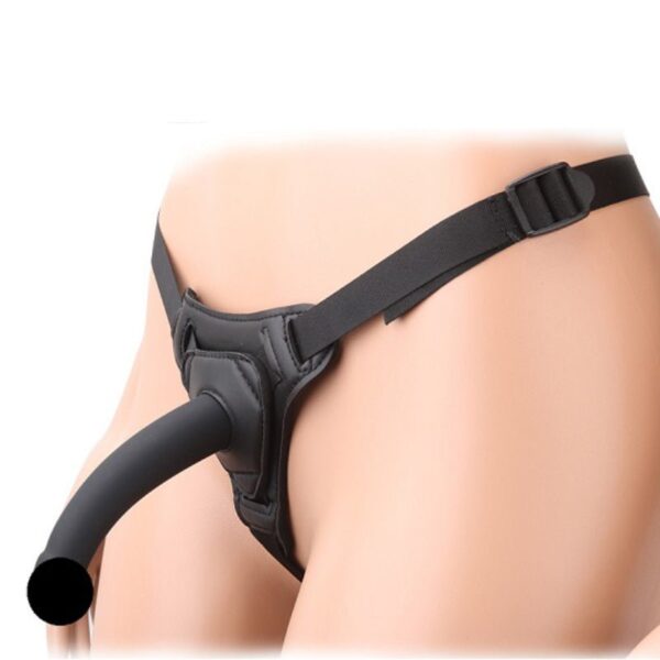 Black Strap-On Dildo - FRISKY BUSINESS SG
