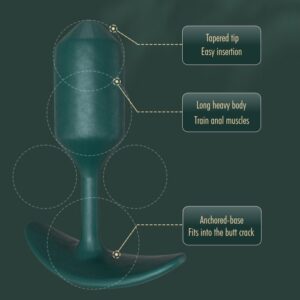 Bootylicious - Weighted Silicone Anal Plug - FRISKY BUSINESS SG