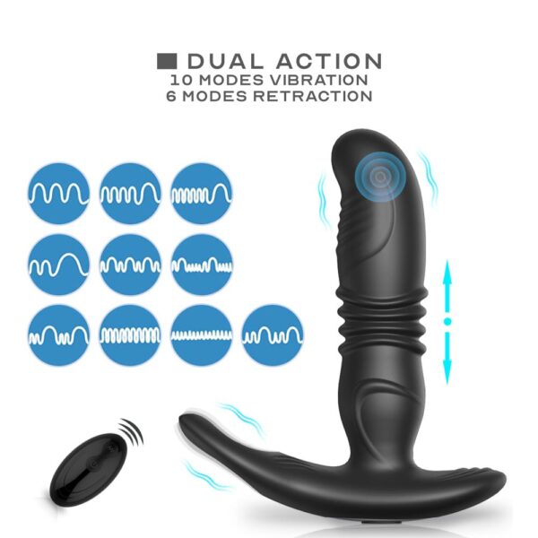 Branson - Retractable Prostate Massager - FRISKY BUSINESS SG