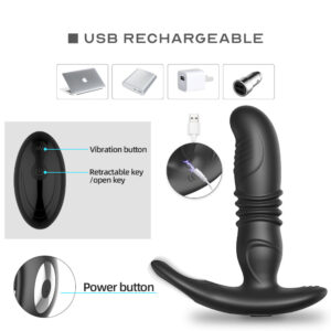 Branson - Retractable Prostate Massager - FRISKY BUSINESS SG