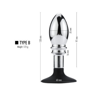 Butt Plug with Suction Cup - FRISKY BUSINESS SG