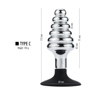Butt Plug with Suction Cup - FRISKY BUSINESS SG