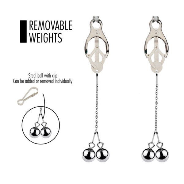 Butterfly - Weighted Nipple Clamps - FRISKY BUSINESS SG