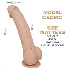 Cedric 23 cm - Captain Series Realistic Silicone Dildo - FRISKY BUSINESS SG