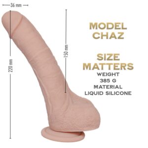 Chaz 22 cm - Captain Series Realistic Silicone Dildo - FRISKY BUSINESS SG
