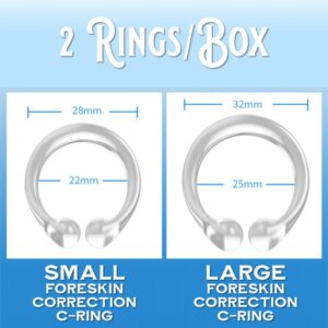 Cock C-Ring - Foreskin Correction Device - FRISKY BUSINESS SG