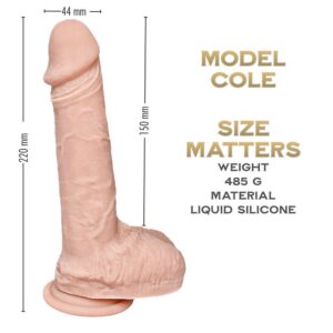 Cole 22 cm - Captain Series Realistic Silicone Dildo - FRISKY BUSINESS SG